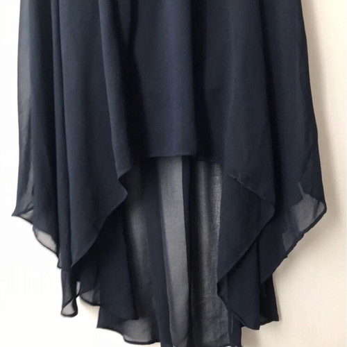 Bershka Asymmetric Blue Skirt New, Size L