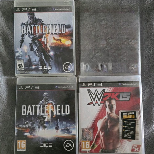PlayStation 3 games like new, pack of 3