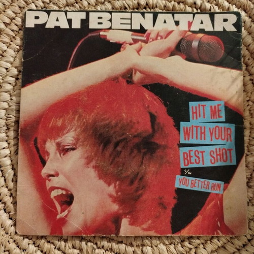 Pat Benatar 45rpm record like new, rock