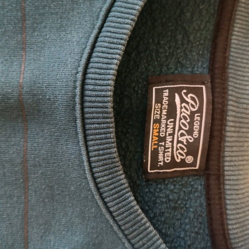 Paco & Co sweatshirt like new, blue and turquoise