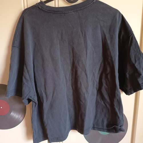 Bershka Short Sleeve Woman's Blouse Like New Black and Grey
