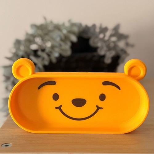 3D Printed Winnie Bear Glasses Tray made from recycled PLA