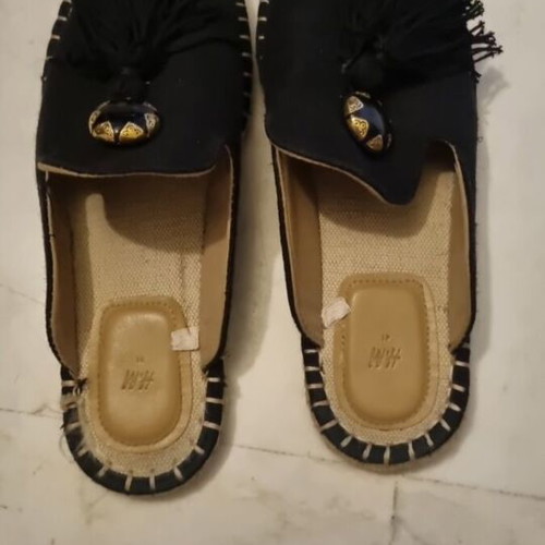 Women's espadrilles like new, size 41, black