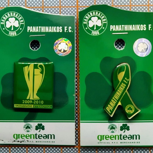 Panathinaikos Official Pins Collection New Set of 6