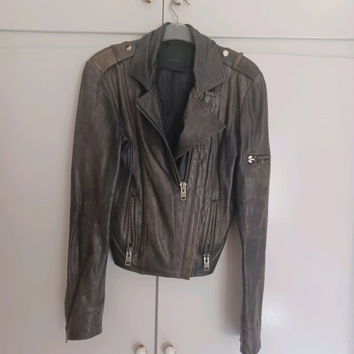 Vintage leather jacket Gestuz used, size M