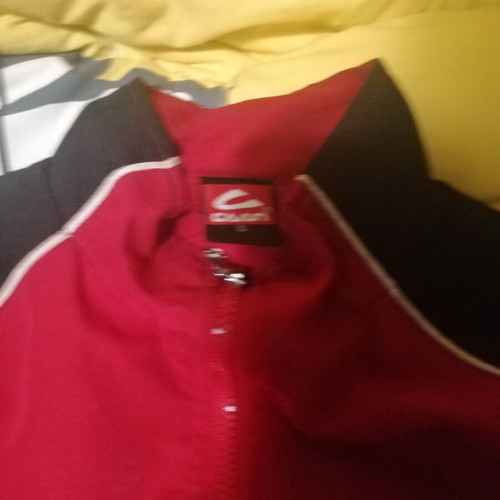 Caan tracksuit size S like new, black and red