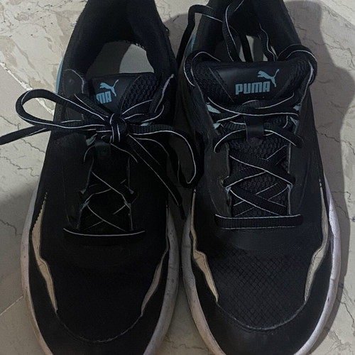 Puma sneakers used, size 42, black