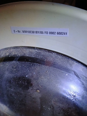 Πλυντήριο ρούχων Siemens Touch & Wash WM10E361BY μεταχειρισμένο, 7kg, 1000 RPM, ενεργειακή κλάση A+