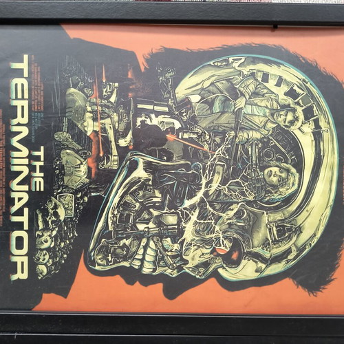 Posters Ghostbusters and Terminator like new