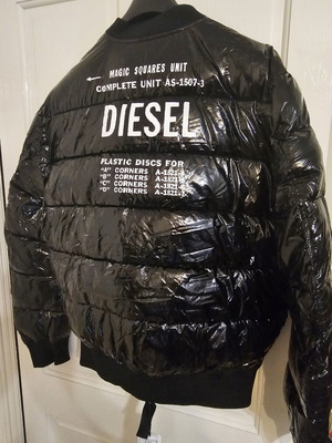 Diesel W-ON Giacca bomber jacket size L new black