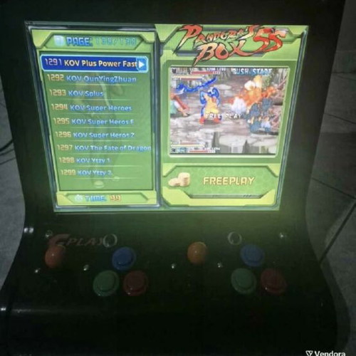 Arcade electronic game used with 1300 games