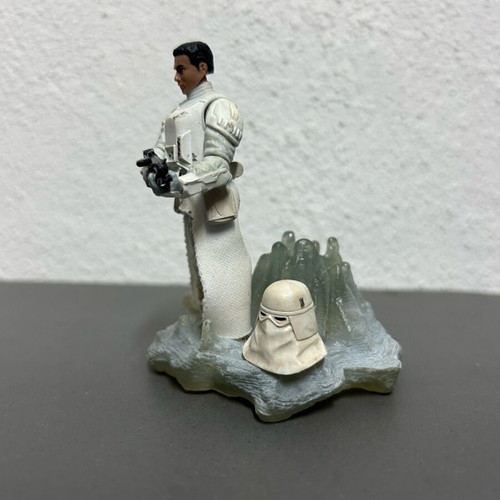 Star Wars Snowtrooper action figure used with base