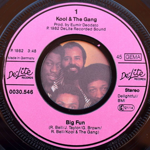 Kool & The Gang Big Fun single used, funk soul disco