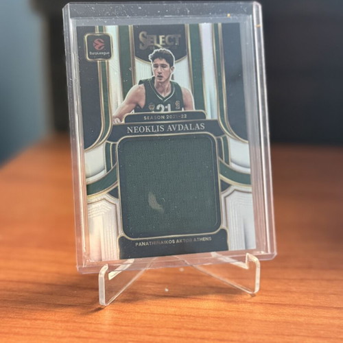25-26 Panini EuroLeague Select Avdalas Patch/99 Panathinaikos card
