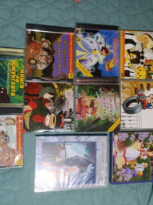 Παιδικά DVD σετ σαν καινούργια, κινούμενα σχέδια