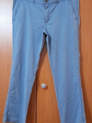 N.Y. TAILORS ανδρικό παντελόνι chinos σε μπλε, μέγεθος XL (48)