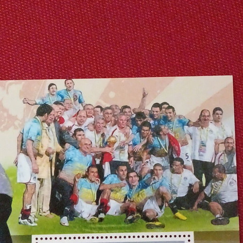 Feygie with stamp from Togo new, Africa Cup of Nations 2010