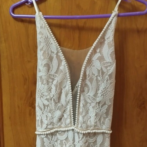 Long dress like new, ivory, size S