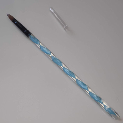 Acrylic building brush No 7 blue new
