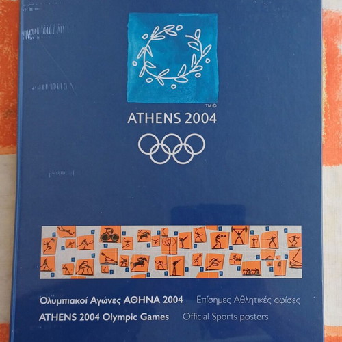 Athens 2004 Olympic Games official sports posters new, in folder