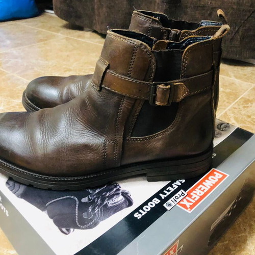 Canguro ankle boots used, size 43, brown leather