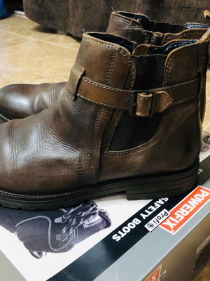 Canguro ankle boots used, size 43, brown leather
