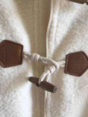 Helmi white coat new size Small