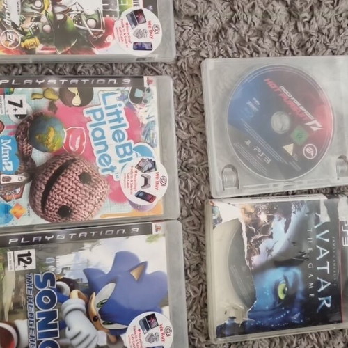 PlayStation 3 controllers like new, Sony, blue and black