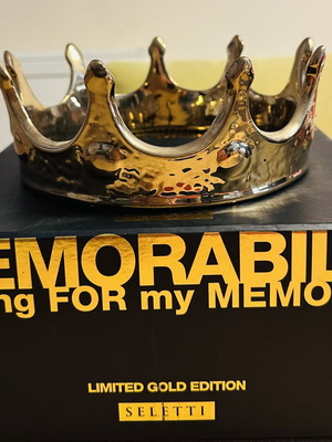 Seletti Memorabilia My Crown Gold decorative crown used, limited edition