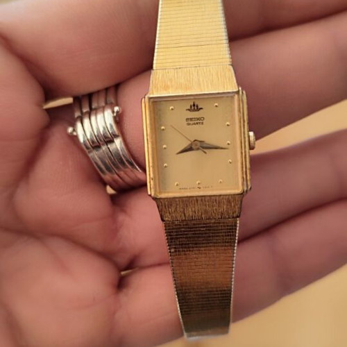 Seiko Quartz Lassale vintage ladies' watch, gold tone, NOS