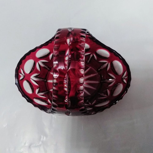 Nachtmann Bamberg basket-shaped bowl new handmade crystal