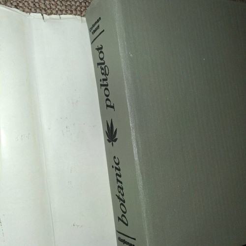 Multilingual Botanic Dictionary used in 7 languages