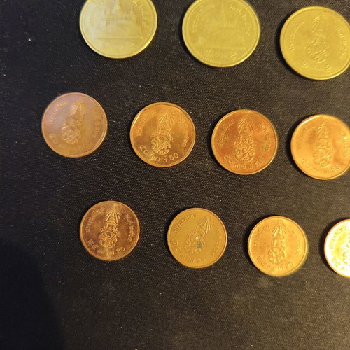 Thailand coins used, pack