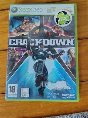 Crackdown Xbox 360 game used, complete with manual
