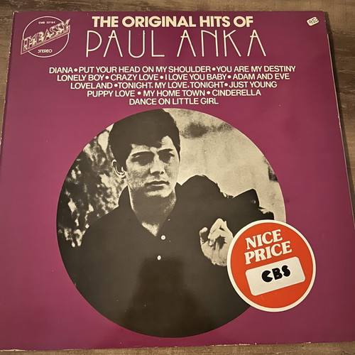 Paul Anka vinyl record used, pop
