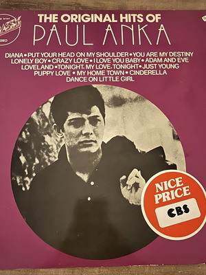 Paul Anka vinyl record used, pop