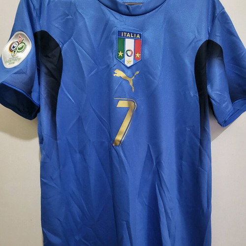 Italy National Team Jersey Del Pierro 2006 Small Official Replica New