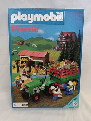 Playmobil 4009 puzzle farm like new, 72 pieces Lyra