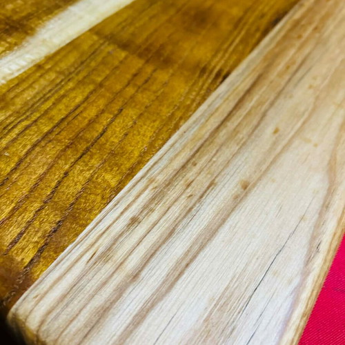 Cutting board new, solid handmade intact wood