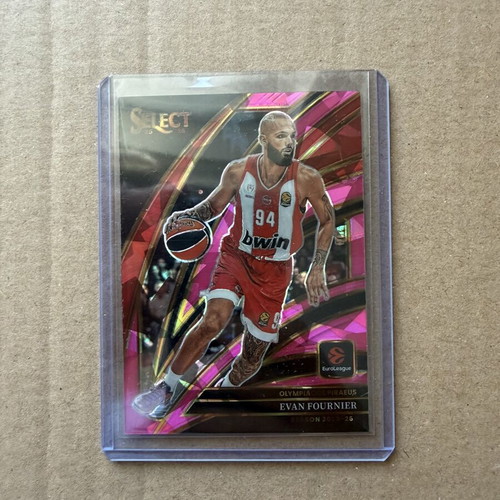 Panini Select EuroLeague Courtside Evan Fournier /25 Olympiacos card like new