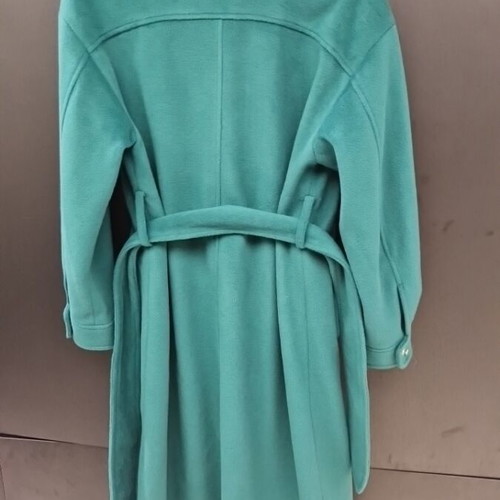 BSB coat in green like new with belt and pockets