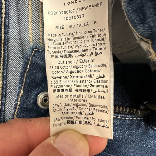 Pepe Jeans set for 6-year-old girl like new, blue shirt and jeans