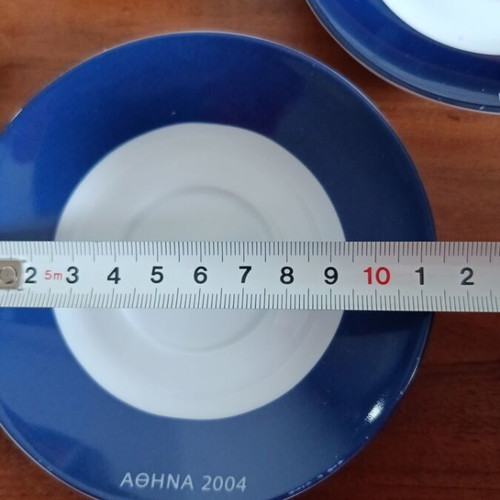 Σετ 4 συλλεκτικά πιατάκια Αθήνα 2004 σαν καινούργιο, επίσημα ολυμπιακά