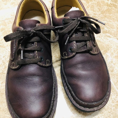 Clarks Nature II brown shoes used, size 45