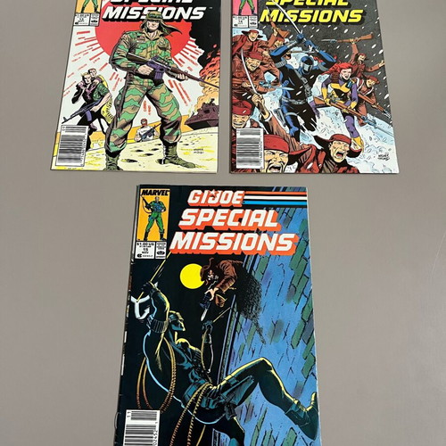G.I.Joe Special Missions pack of 9 used issues, English