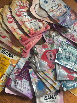 Balea & Isana face masks and eye patches new skincare products