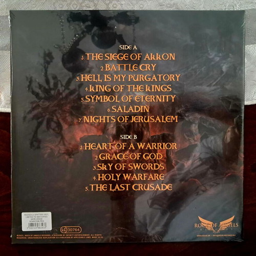 Grave Digger Symbol Of Eternity vinyl new, limited edition red transparent