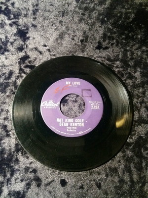 Nat King Cole/Stan Kenton My Love 7" used, jazz