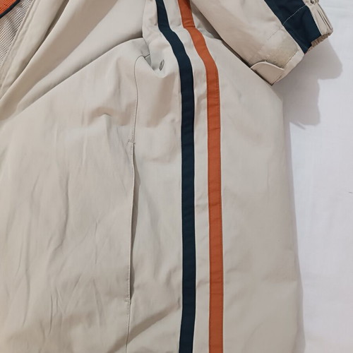 Glou Sport men's windbreaker jacket XL like new, beige with orange details