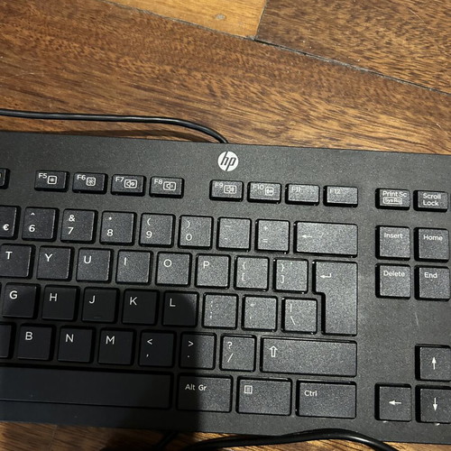 HP keyboard and speakers set like new